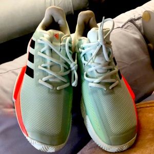 Adidas SoleMatch Bounce Men's Tennis Shoes Dash Green/Core